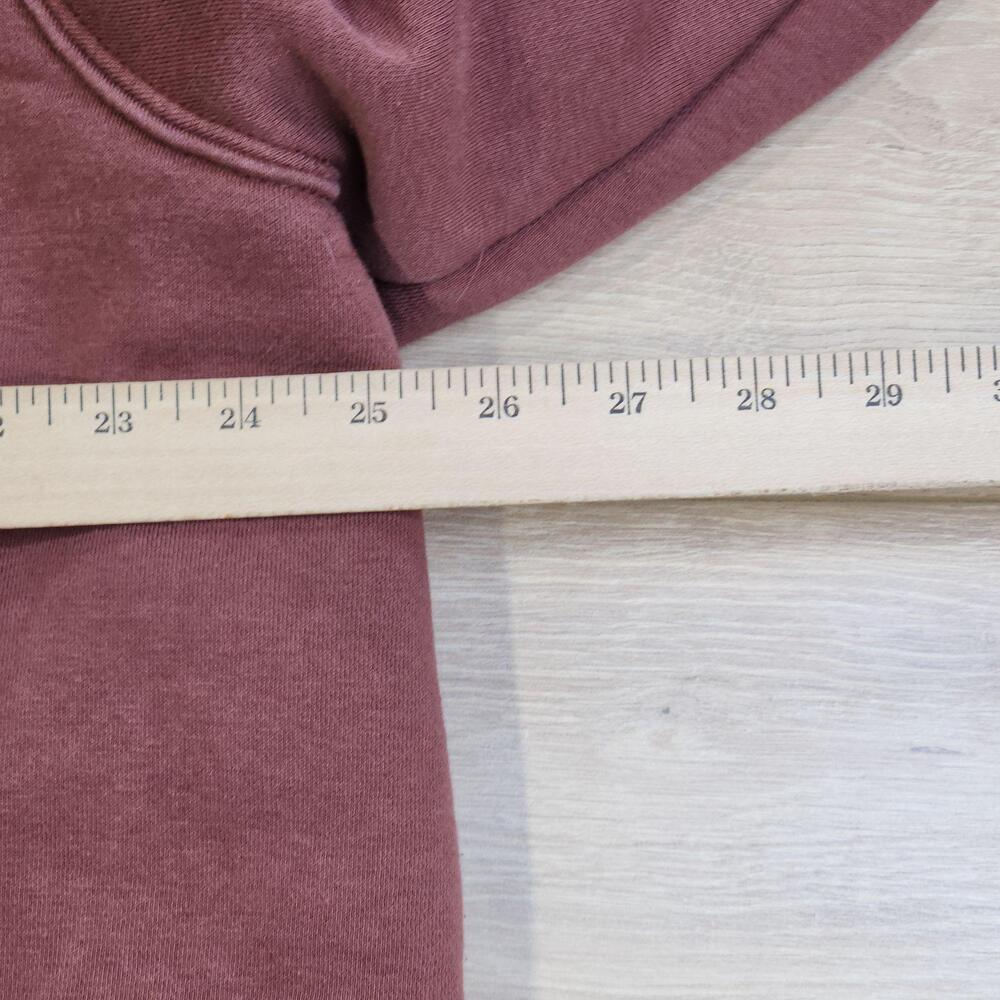 Carhartt Hoodie Sweatshirt Womens XL Relaxed Red Sherpa Lined Fleece Full Zip - Picture 7 of 9